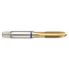 M20x2.5 6H 4-Flute PM Cobalt Blue Ring Spiral Point Plug Tap-TiN - Makers Industrial Supply