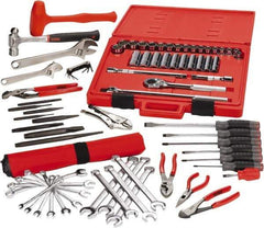 Proto - 77 Piece 3/8 & 1/2" Drive Master Tool Set - Comes in Tool Box - Makers Industrial Supply