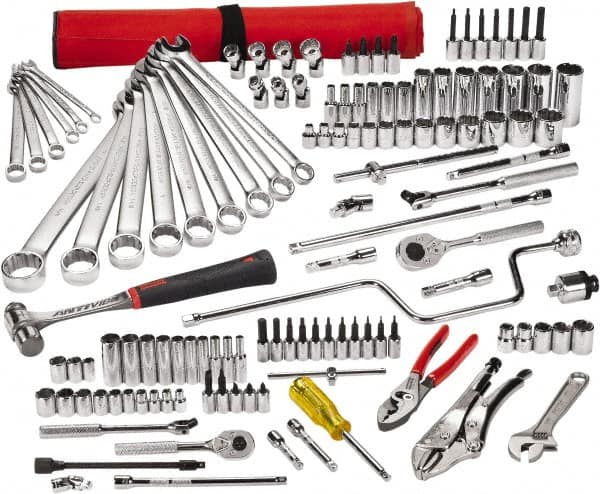 Proto - 126 Piece 1/4 & 3/8" Drive Master Tool Set - Comes in Top Chest - Makers Industrial Supply