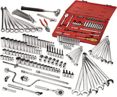 Proto - 179 Piece 1/4 & 3/8" Drive Master Tool Set - Comes in Roller Cabinet - Makers Industrial Supply