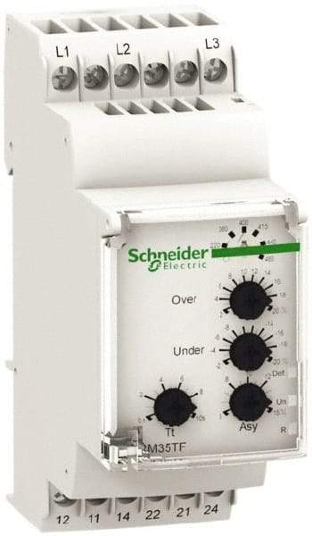 Schneider Electric - 2NO/2NC, 220-480 VAC Control Relay - DIN Rail Mount - Makers Industrial Supply