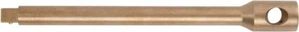 Ampco - 1/4" Drive Nonsparking Socket Extension Bar - 2" OAL, Uncoated Finish - Makers Industrial Supply