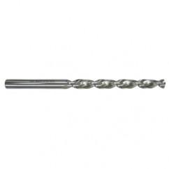 4mm Dia. - HSS Parabolic Taper Length Drill-130° Point-Coolant-Bright - Makers Industrial Supply