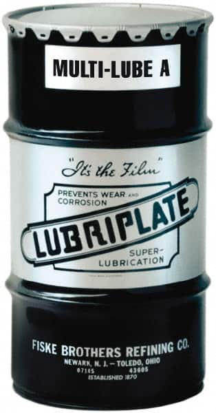 Lubriplate - 120 Lb Drum Calcium Extreme Pressure Grease - Beige, Extreme Pressure, 210°F Max Temp, NLGIG 2, - Makers Industrial Supply