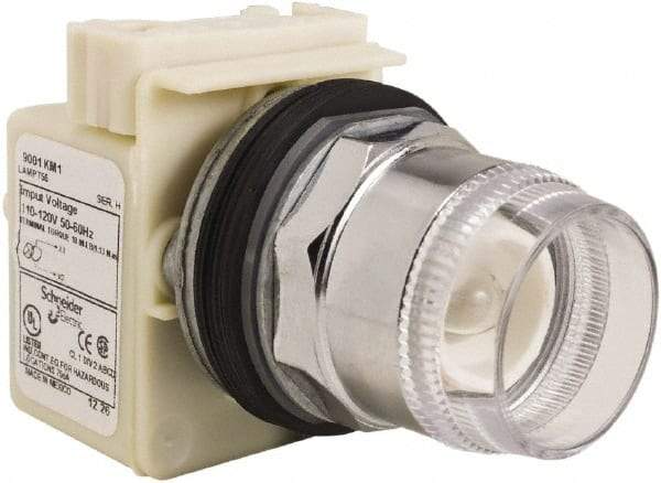 Schneider Electric - 30mm Mount Hole, Extended Straight, Pushbutton Switch Only - Round, Momentary (MO), Weatherproof, Dust and Oil Resistant - Makers Industrial Supply