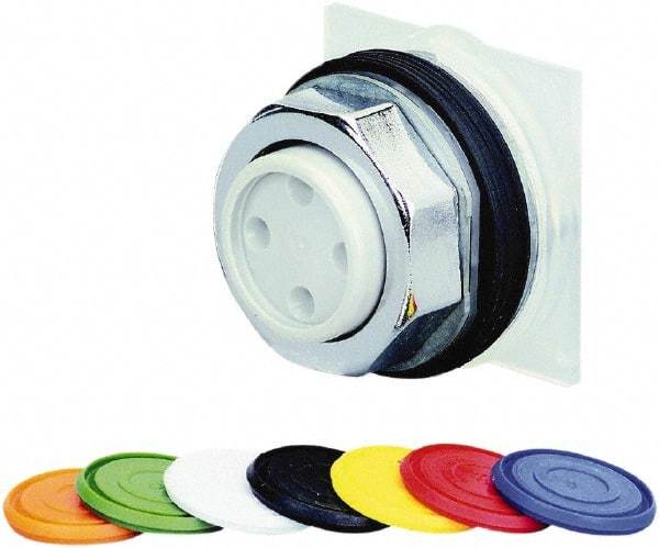 Schneider Electric - 30mm Mount Hole, Extended Straight, Pushbutton Switch - Round, Momentary (MO) - Makers Industrial Supply