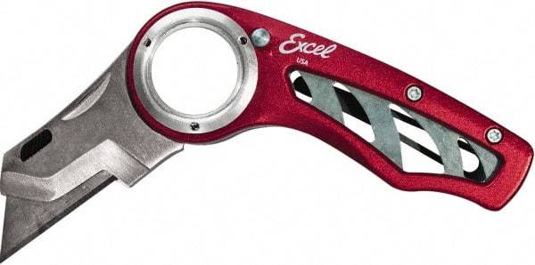 Excel - Fixed Utility Knife - Red Metal Handle - Makers Industrial Supply