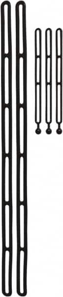 NoMarr - 4' Long x 48" Diam, Black Tie Down Strap Kit - Makers Industrial Supply