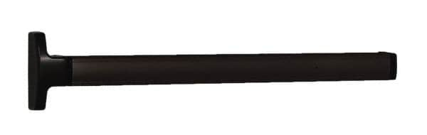 Falcon - 2' 6" to 3' 4-1/2" Door Width Concealed Vertical Rod Push Bar - Dark Bronze Finish - Makers Industrial Supply