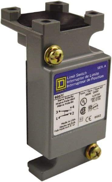 Square D - 4.2 Inch Long, Zinc Body, Limit Switch Plug In Unit - For Use with 9007, 9007C - Makers Industrial Supply