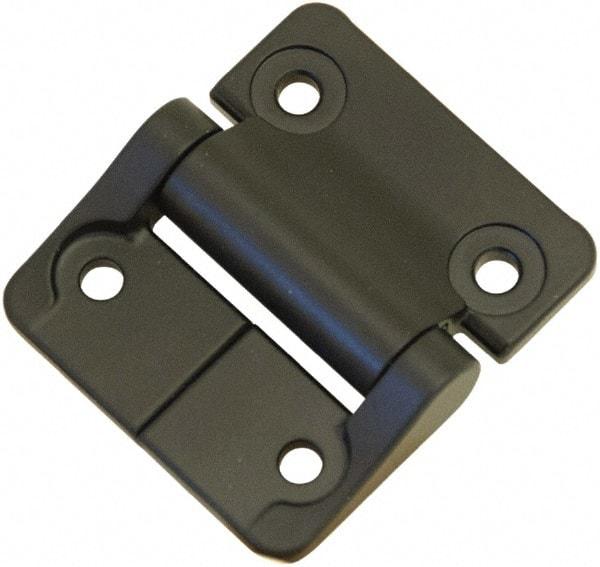 Value Collection - 2-1/4" Long x 2" Wide, Heavy Duty Hinge - Zinc, Black Finish - Makers Industrial Supply