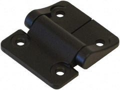 Value Collection - 2-1/4" Long x 2" Wide, Heavy Duty Hinge - Zinc, Black Finish - Makers Industrial Supply