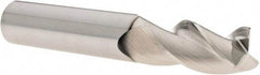 SGS - 1/2", 3 Flute, Single End, Solid Carbide, 0.03" Corner Radius End Mill - 3" OAL, 38° Helix, Right Hand Flute, 1" LOC, Right Hand Cut - Makers Industrial Supply