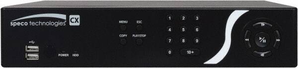 Speco - Security Camera Recorders Type: 8 Channel Digital Video Recorder with 500GB Hard Drive Hard Drive Size: 500GB - Makers Industrial Supply