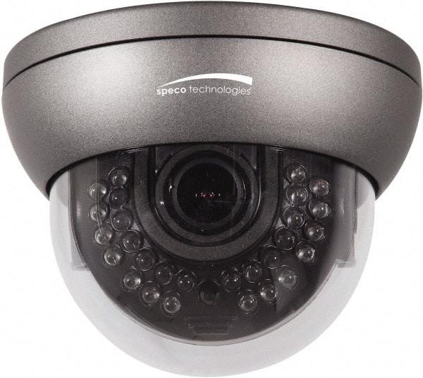 Speco - Indoor and Outdoor Variable Focal Lens Infrared Dome Camera - 2.8-12mm Lens, 700 Resolution Line, 5.12 Inch Diameter, 3.94 Inch High, Color Image - Makers Industrial Supply