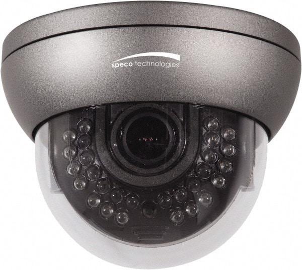 Speco - Indoor and Outdoor Variable Focal Lens Infrared Dome Camera - 3.6-16mm Lens, 700 Resolution Line, 5.12 Inch Diameter, 3.94 Inch High, Color Image - Makers Industrial Supply