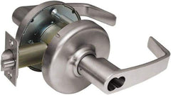 Corbin Russwin - Entrance Lever Lockset - 2-3/4" Back Set, Steel, Brushed Chrome Finish - Makers Industrial Supply