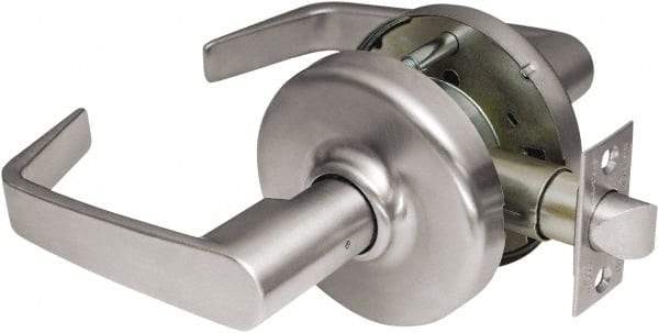 Corbin Russwin - Passage Lever Lockset - 2-3/4" Back Set, Steel, Brushed Chrome Finish - Makers Industrial Supply