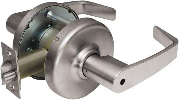 Corbin Russwin - Passage Lever Lockset - 2-3/4" Back Set, Steel, Brushed Chrome Finish - Makers Industrial Supply