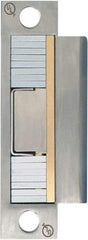 Securitron - 4.88" Long x 1-1/4" Wide, Stainless Steel Finish, Electric Door Strike - 24 VDC, Corded Power, Zinc Alloy - Makers Industrial Supply