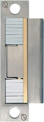 Securitron - 4.88" Long x 1-1/4" Wide, Stainless Steel Finish, Electric Door Strike - 12 VDC, Corded Power, Zinc Alloy - Makers Industrial Supply