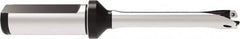 Allied Machine and Engineering - Series 12, 12 to 12.99mm Diam, 3/4" Diam Straight Shank with Flange, Straight Flute Spade Drill - 1-35/64" Max Depth, 4.736" OAL, Standard Length, Through Coolant - Makers Industrial Supply