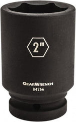 GearWrench - 1" Drive 1-3/4" Deep Impact Socket - 6 Points, 4-1/4" OAL - Makers Industrial Supply