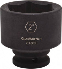 GearWrench - 3/4" Drive 1/2" Standard Impact Socket - 6 Points, 2" OAL - Makers Industrial Supply