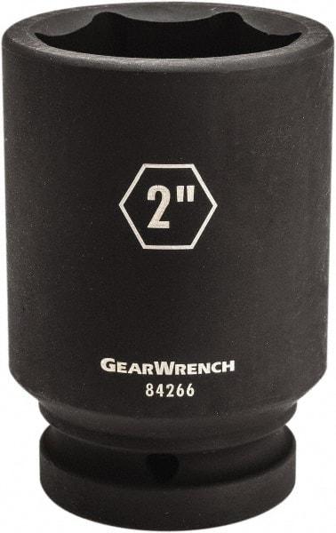 GearWrench - 1" Drive 1-3/16" Deep Impact Socket - 6 Points, 4-1/4" OAL - Makers Industrial Supply