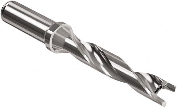 Seco - Crownloc Plus Series, 17 Head Connection, 5xD, 20mm Shank Diam, Drill Body - 118.6mm Body to Flange Length, SD405 Toolholder, 17mm Nose Diam, 4" Flute Length - Makers Industrial Supply