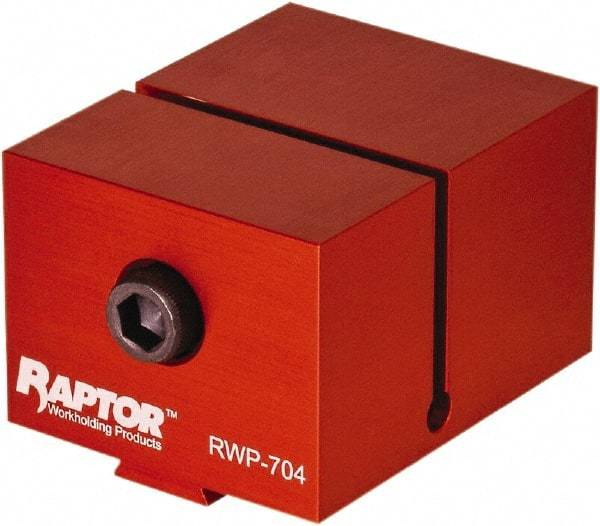 Raptor Workholding - 3/4" Jaw Width, 1.82" High x 2.35" Long x 2.95" Wide Dovetail Vise - For Use with 4 & 5 Axis Workholding Systems - Makers Industrial Supply