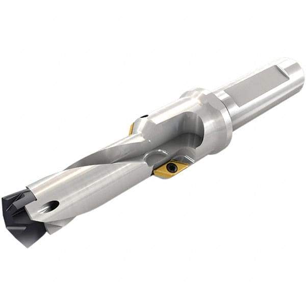 Iscar - 0.413 to 0.429" Diam, 1.06" Max Drill Depth, 5/8" Shank Diam, 3.98" OAL, Replaceable Tip Drill - 10 Seat Size, DCNT Toolholder, Series Pre-Thread - Makers Industrial Supply