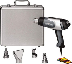 Steinel - 120 to 1,150°F Heat Setting, 4 to 13 CFM Air Flow, Heat Gun Kit - 120 Volts, 13.3 Amps, 1,600 Watts, 6' Cord Length - Makers Industrial Supply