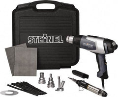 Steinel - 120 to 1,200°F Heat Setting, 4 to 13 CFM Air Flow, Heat Gun Kit - 120 Volts, 13.5 Amps, 1,600 Watts, 6' Cord Length - Makers Industrial Supply