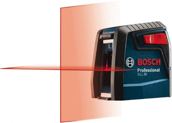 Bosch - 2 Beam 30' Max Range Self Leveling Cross Line Laser - Makers Industrial Supply