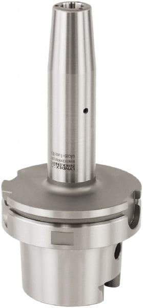 Lyndex - 0.7874" Hole Diam, HSK100A Taper Shank Shrink Fit Tool Holder & Adapter - 6.2992" Projection, 1.2992" Nose Diam, Through Coolant - Exact Industrial Supply