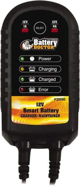 Battery Doctor - 12 Volt Automatic Charger/Maintainer - 1 Amps/4 Amps - Makers Industrial Supply