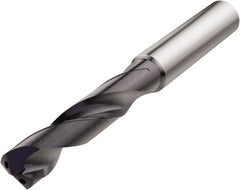 Seco - 2.4mm 140° Spiral Flute Solid Carbide Screw Machine Drill Bit - Makers Industrial Supply