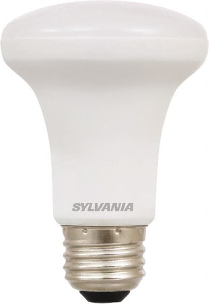 SYLVANIA - 5 Watt LED Flood/Spot Medium Screw Lamp - 2,700°K Color Temp, 350 Lumens, Dimmable, Shatter Resistant, R20, 11,000 hr Avg Life - Makers Industrial Supply