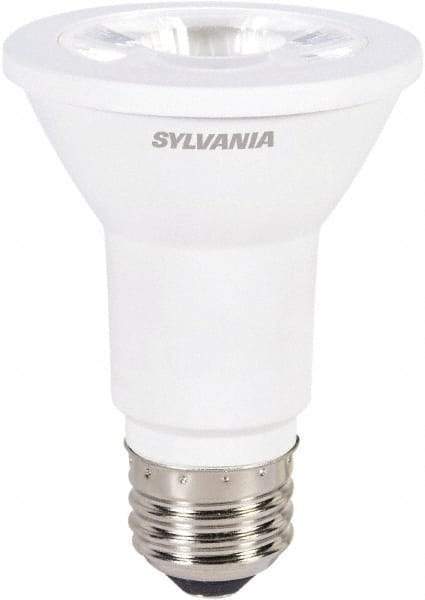 SYLVANIA - 6 Watt LED Flood/Spot Medium Screw Lamp - 3,000°K Color Temp, 425 Lumens, Shatter Resistant, PAR20, 25,000 hr Avg Life - Makers Industrial Supply