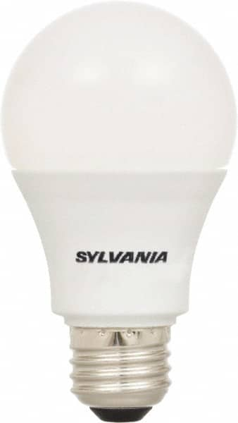 SYLVANIA - 12 Watt LED Residential/Office Medium Screw Lamp - 2,700°K Color Temp, 1,100 Lumens, Shatter Resistant, A19, 11,000 hr Avg Life - Makers Industrial Supply