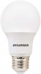 SYLVANIA - 6 Watt LED Residential/Office Medium Screw Lamp - 2,700°K Color Temp, 450 Lumens, Shatter Resistant, A19, 11,000 hr Avg Life - Makers Industrial Supply