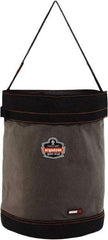 Ergodyne - 1 Pocket Gray & Black Canvas Tool Bucket - 16" Wide x 16" Deep x 20" High - Makers Industrial Supply