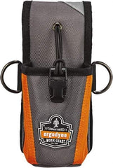 Ergodyne - Radio Holster with 1 Pocket - Ballistic Polyester, Gray - Makers Industrial Supply