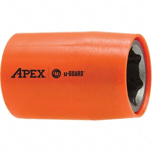 Apex - 1/2" Drive, Square Drive Socket - 1.567" OAL - Makers Industrial Supply