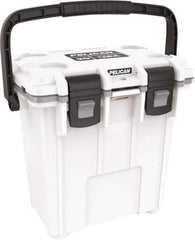 Pelican Products, Inc. - 20 Qt Cooler - Polypropylene, White/Gray - Makers Industrial Supply