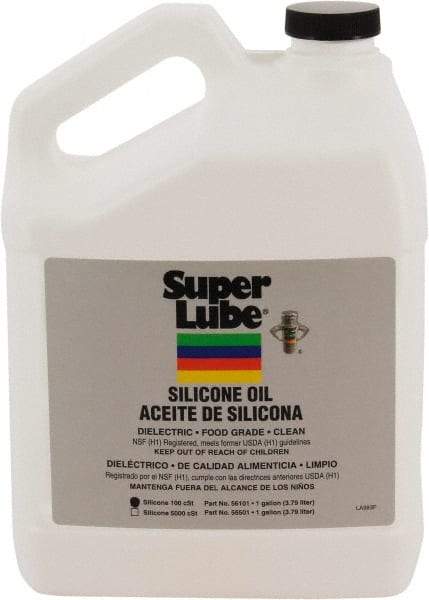 Synco Chemical - 1 Gal Bottle Synthetic Machine Oil - -50 to 200°F, SAE 80W, ISO 100, 100 cSt at 25°C, Food Grade - Makers Industrial Supply