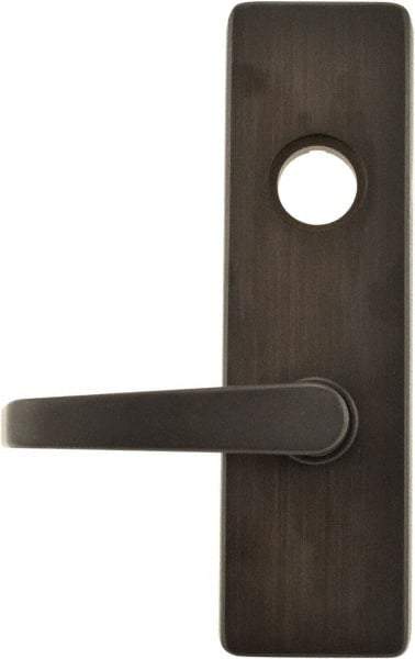 Stanley - Oil Rubbed Bronze Finish, Steel Lever Trim - Left Hand Reverse, For Exit Devices - Makers Industrial Supply