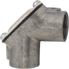 Hubbell-Raco - 3/4" Trade, Die Cast Zinc Threaded Angled Rigid/Intermediate (IMC) Conduit Coupling - Makers Industrial Supply