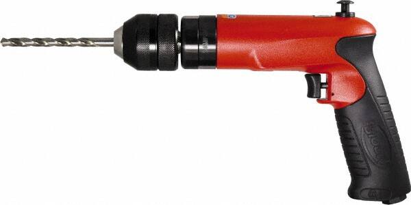 Sioux Tools - 3/8" Reversible Keyless Chuck - Pistol Grip Handle, 2,000 RPM, 14 LPS, 1 hp, 90 psi - Makers Industrial Supply